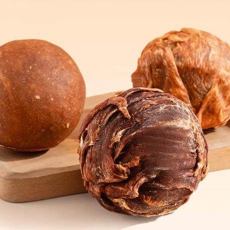 狗狗零食蛋黄夹心乐芙球缠肉烘干肉干磨牙营养补充奖励训练狗零食