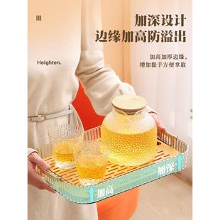 BB4C茶盘托盘轻奢家用小型沥水托盘茶盘客厅茶几茶杯水杯