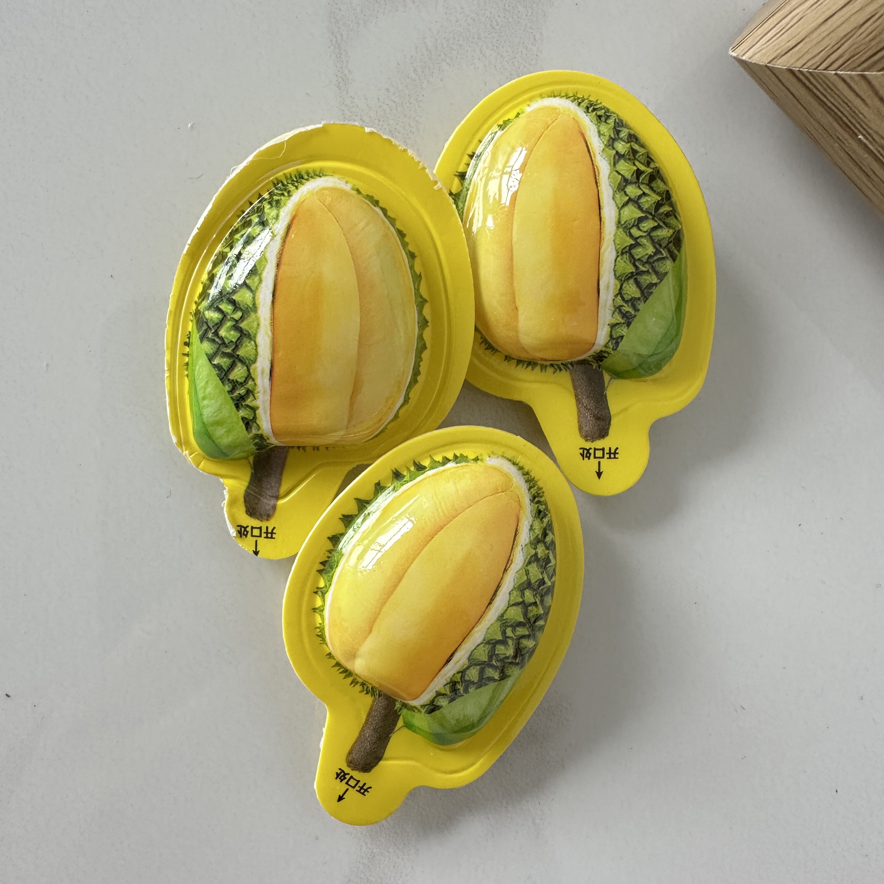 【严选】正宗3D榴莲糖软糖特浓泰式榴莲奶糖网红爆款零食休闲糖果