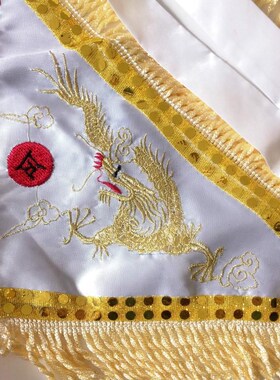 道士法器架旗帜道家用品双面刺绣C金龙七星旗传度授禄令旗法旗小