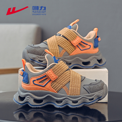 回力儿童官方旗舰店儿童皮面防水运动鞋2025秋季新款百搭男童鞋子