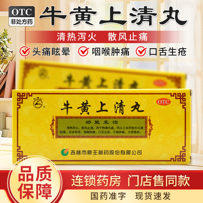 【龙潭山】牛黄上清丸6g*10丸/盒