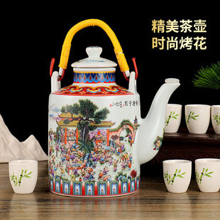 百子迎福白酒52度浓香型纯粮食酒水1L*1壶酒水整箱礼盒装送小酒杯