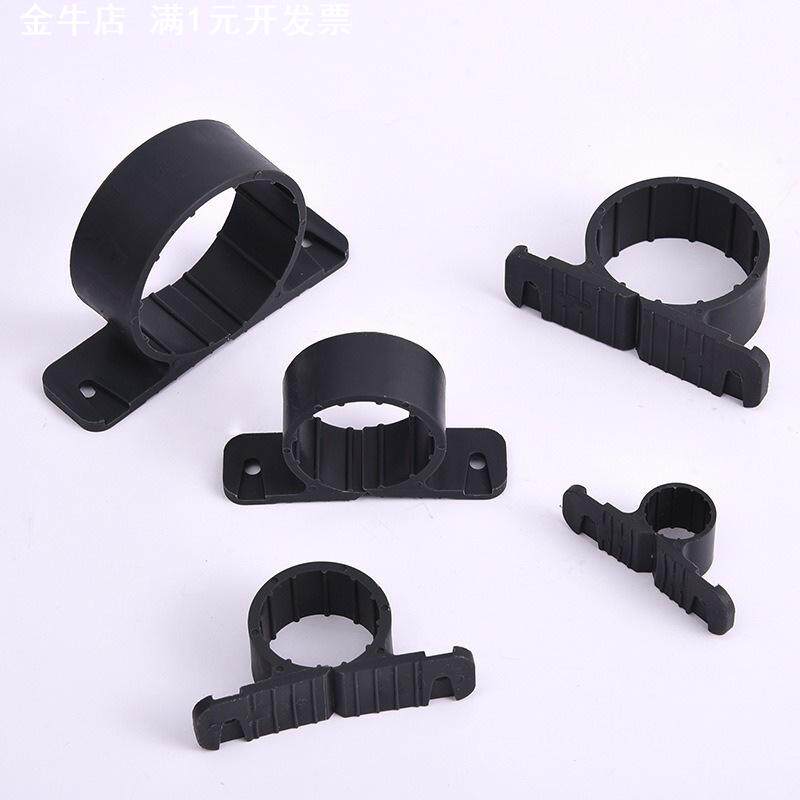 50个圆形管线夹1/2"-2寸 卡线扣钢钉线卡网线钉塑料管卡