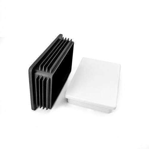 100*150塑料方管不锈内塞100x150管塞脚垫钢管内10x15公分堵头