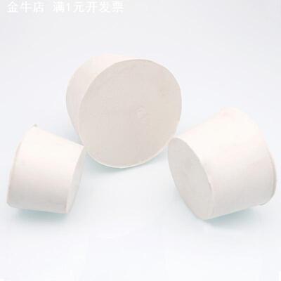 橡胶塞实验室用烧瓶塞皮塞地漏堵头橡皮密封塞000#-23#实心白胶塞