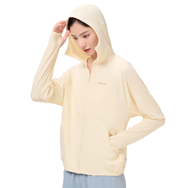 伯希和小光盾防晒衣防紫外线女户外运动夏新款冰丝专业防晒皮肤衣