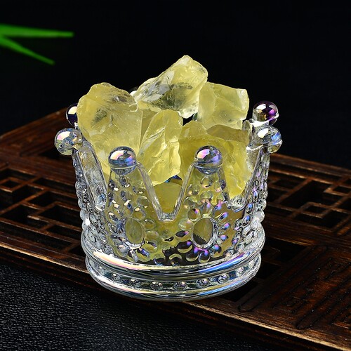 水晶玻璃无火香薰扩香石夜灯罐