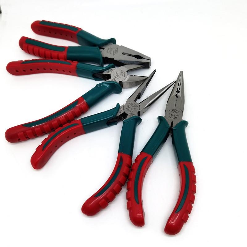 日本原装MTC-E26B/E29AB/E38/E40电工尖嘴钳老虎钳斜口钳钢丝钳