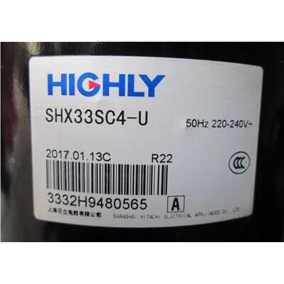 适配全新原装日立空调冷库压缩机shx33sc4-u日立空调制冷压缩机2P