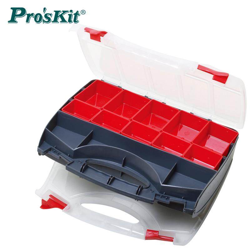台湾宝工SB-3428SB 多功能耐摔双面开零件盒螺丝工具盒鱼饵收纳盒