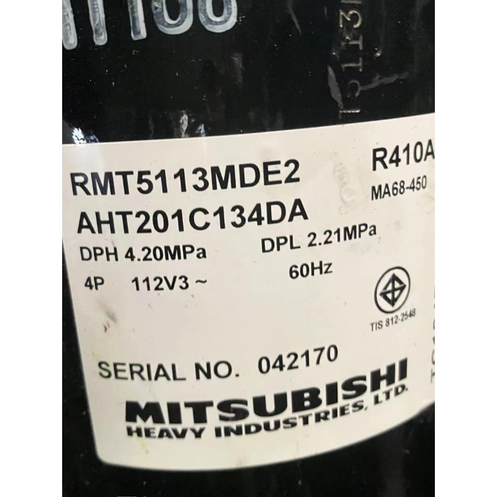 1.5匹变频压缩机RM-B5077MDE21 AHT201A864DY  RMT5113MDE2