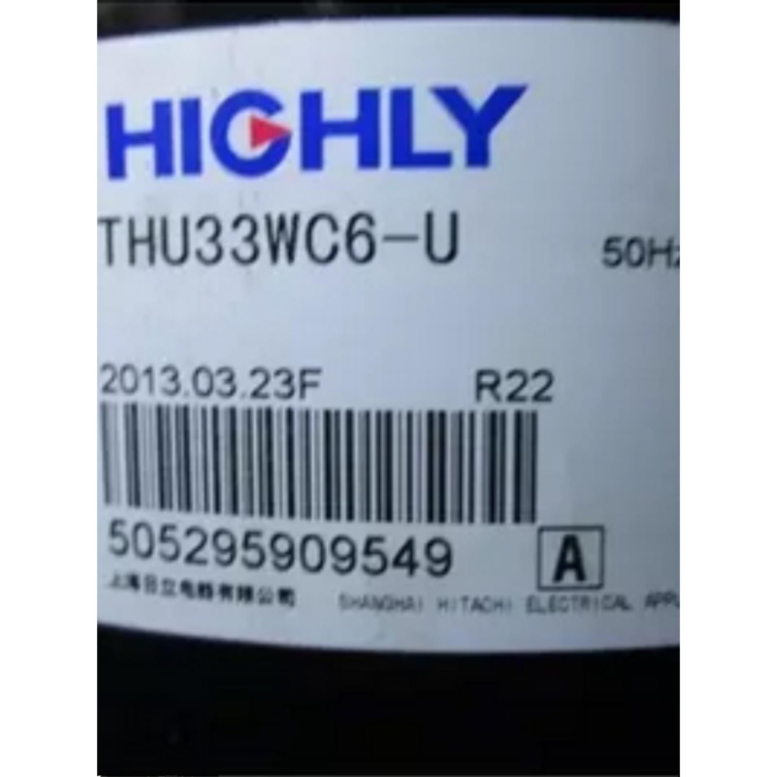 适配日立压缩机 日立3P压缩机THU33WC6-U空调压缩机