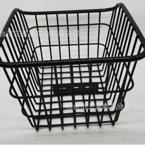 现货自行车篮子后车筐折叠车学生书包筐童车后车蓝单车配件