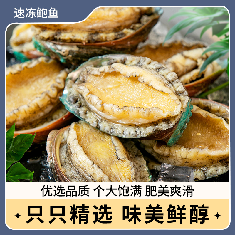 汉盐海泽速冻鲍鱼500g*2袋