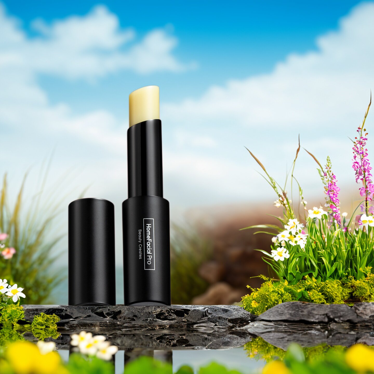 hfp润唇膏女保湿滋润补水防干裂小黑管口红打底男成人儿童护唇膏