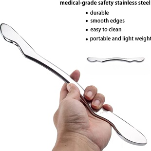 加重蝴蝶m把手刀加重筋膜刀刮筋松解肌肉放松大腿健身斜方肌