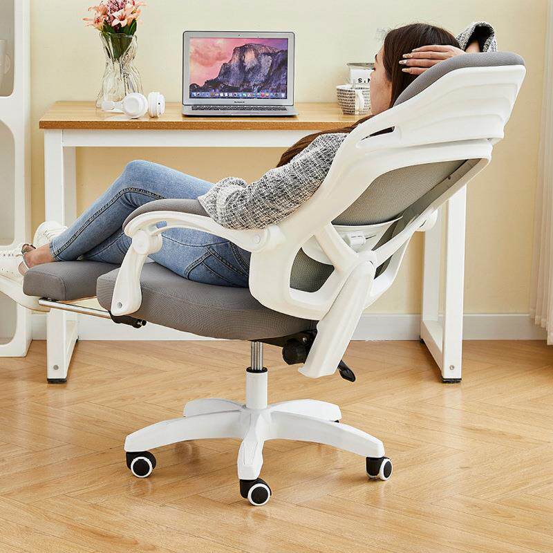 拉车套罩电脑椅人体工学可躺午睡办公室椅子带轮滑靠背舒适久坐会议办