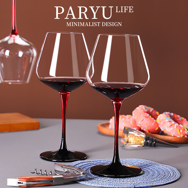 水晶玻璃勃艮第红酒杯高档