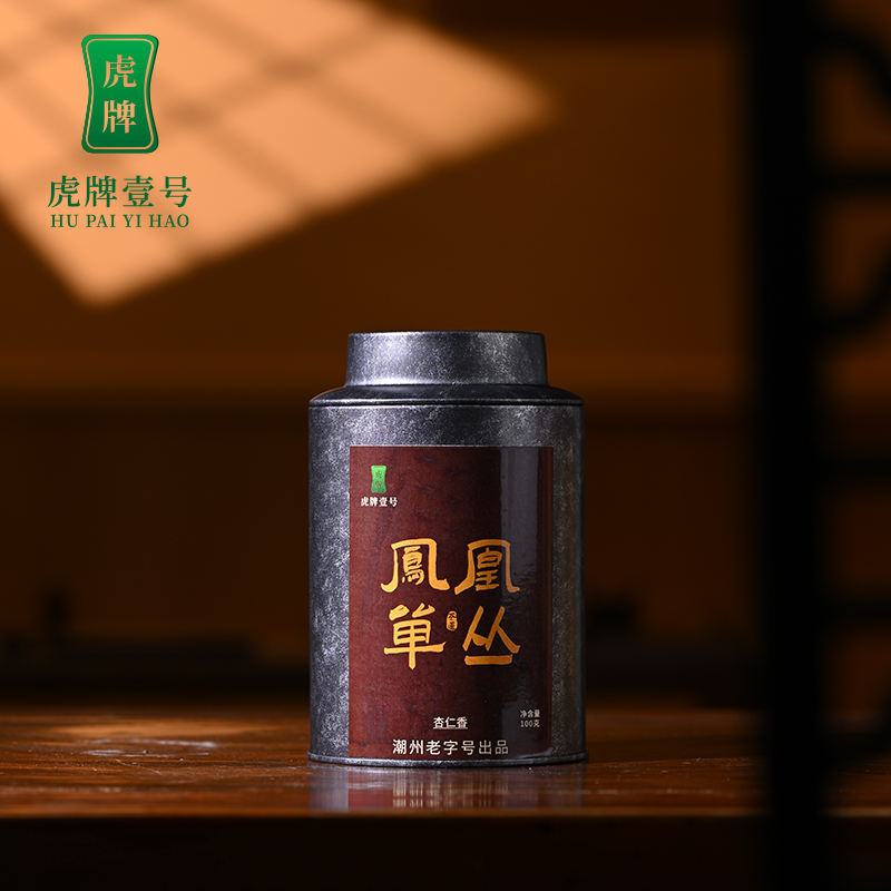 虎牌壹号2025年凤凰单枞杏仁香 凤凰单丛茶叶罐装100g