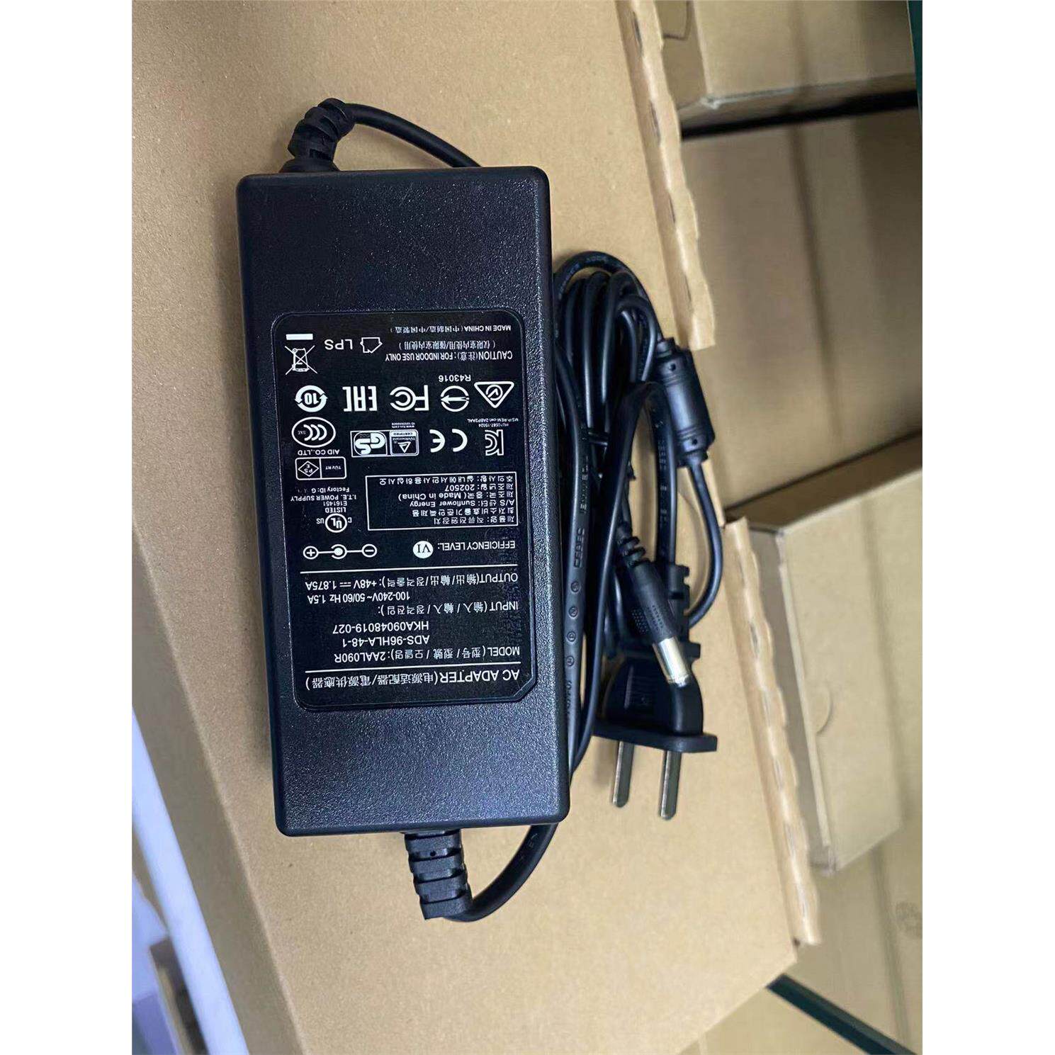 适用海康网路硬碟录影机DS-7808N-F1/8P(C) 电源配接器48V1.875A