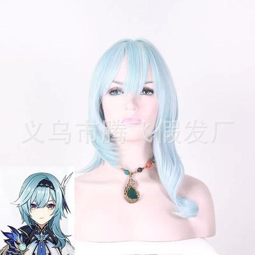 现货原神cos优菈尤拉cosplay假发动漫工厂直销