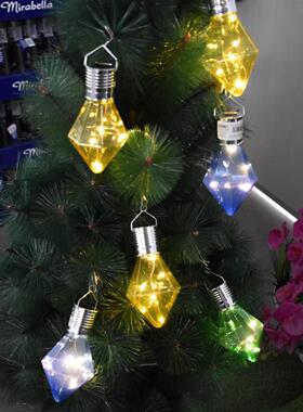 新HJ-054菱形球泡灯户外饰防水庭院花园观太阳品能景灯厂装家现货