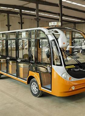 全封闭观光车酒店民宿售楼处看房接待接驳车景区旅游电动观光车