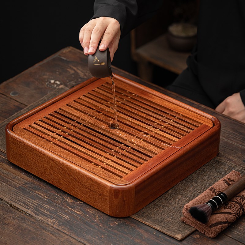 现货速发复古紫砂旅行功夫茶具套装茶盘便携包家用泡茶壶简约轻奢