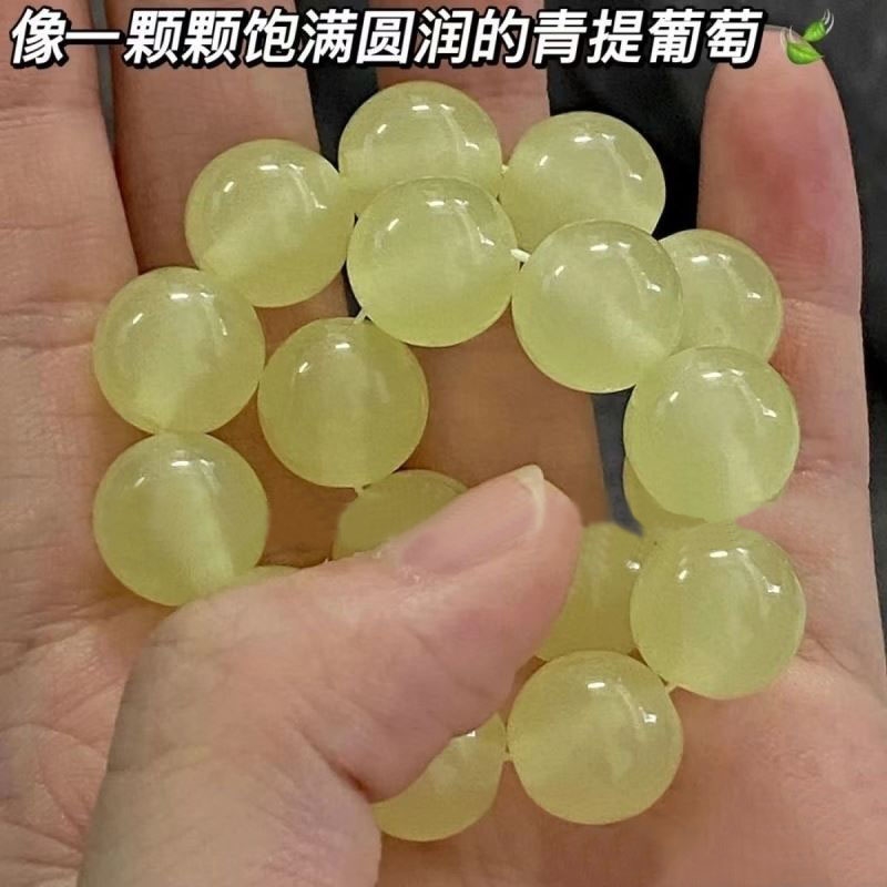 现货速发盘珠手串绕指柔菩提冰透仿菩提闺蜜渐变高颜值水晶玻璃学