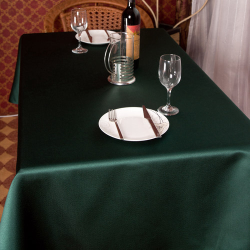 快速发货定制酒i店会议室桌布办公桌布展会活动墨绿色长条桌台布
