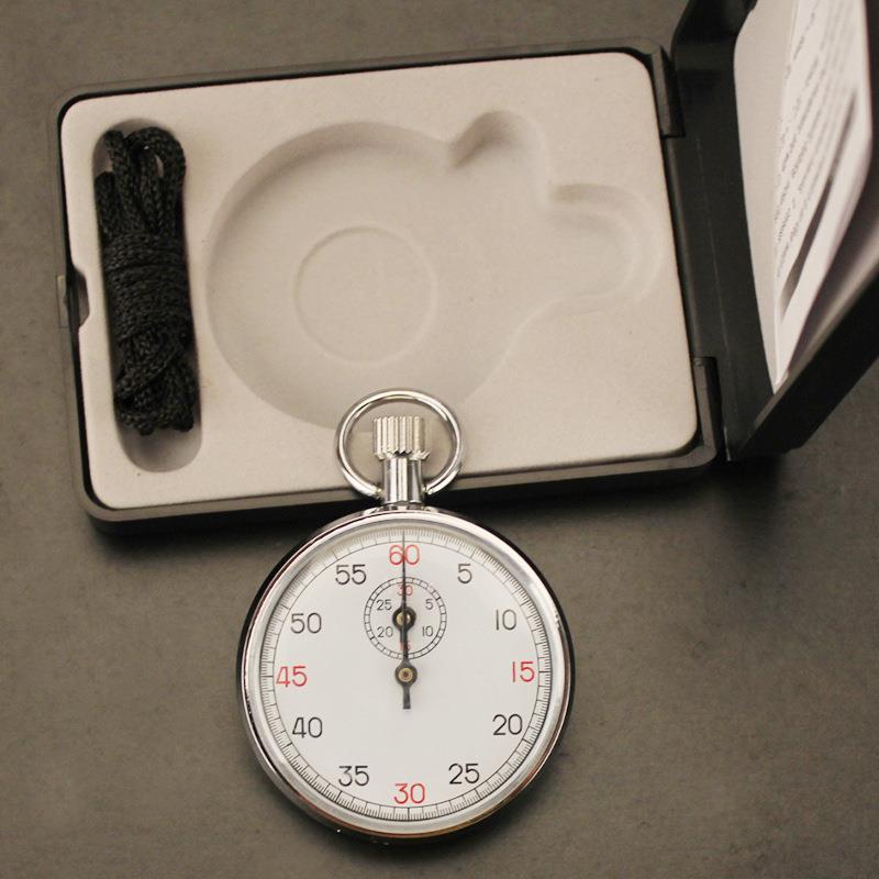 机机械秒表械金属秒表专 机械停 计机时停钟教学仪表器实验计时比