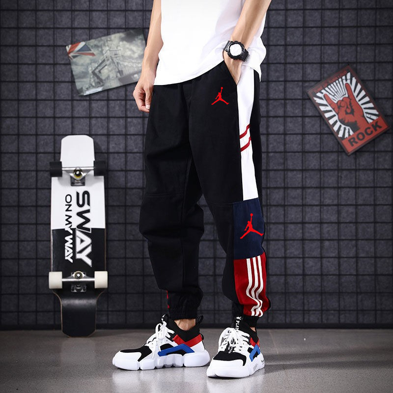 旗舰店纯棉运动裤子休闲裤卫裤男