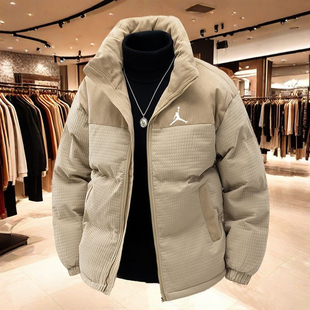 奥特莱斯2025冬季立领羽绒棉服男士加厚棉袄保暖面包服棉衣外套女