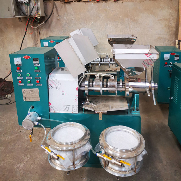 螺旋式茶籽榨油机新型全自动家用榨油设备全套菜籽油生产设备