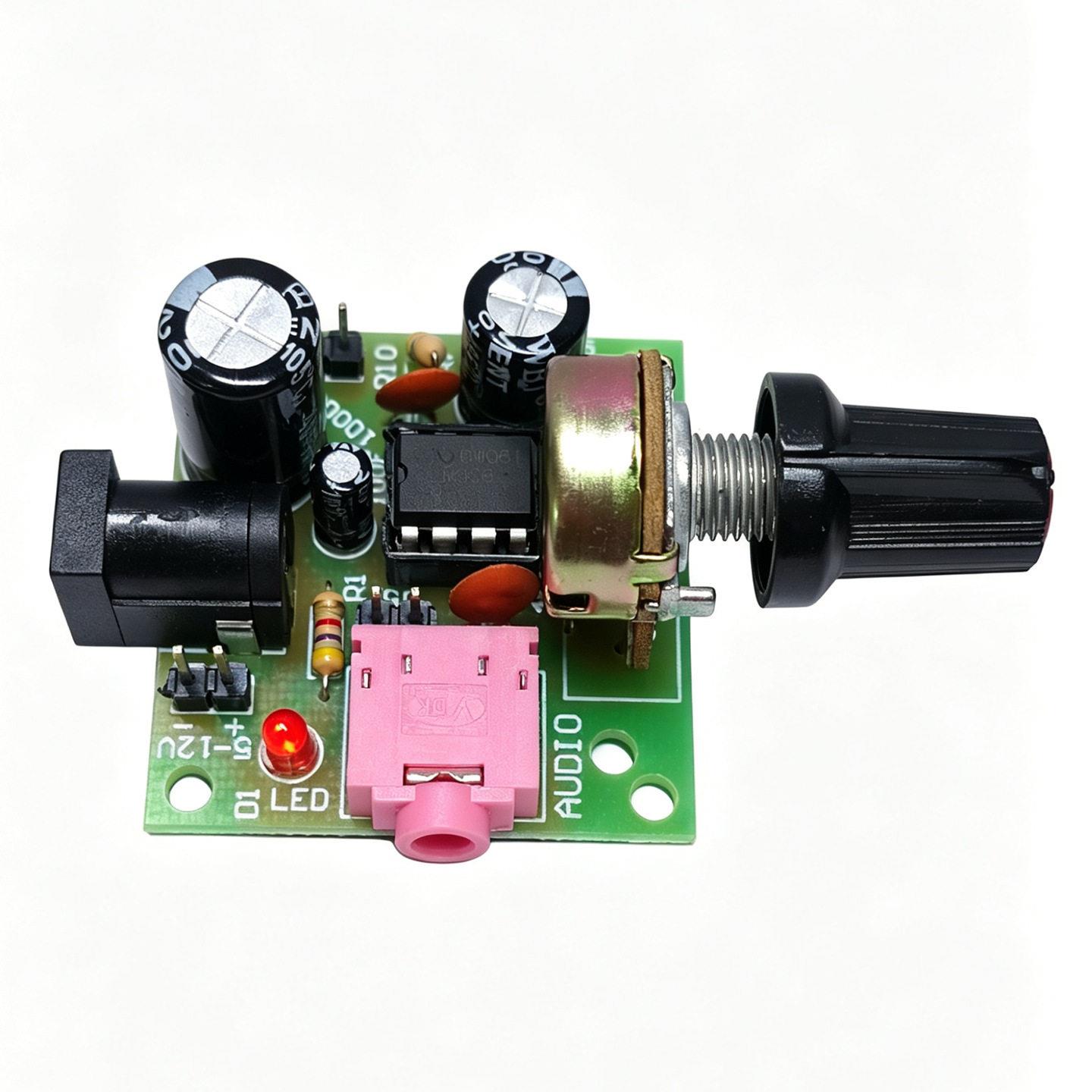 LM386功放板散件 音频放大器模块 diy电子制作套件 实训焊接套件