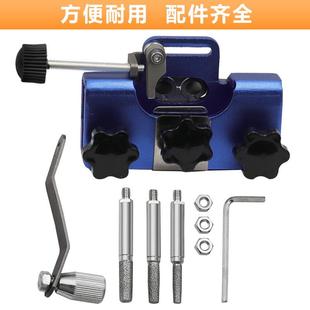 手摇磨链器 家用手持电锯磨链条工具 链条夹磨刃磨链器 便携式