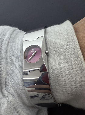 Awasteoftime浪费时间 粉色中古手表日系复古vintage古着石英手表