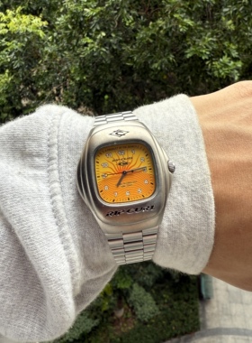 Awasteoftime浪费时间 朋克中古手表Vintage个性金属石英手表男