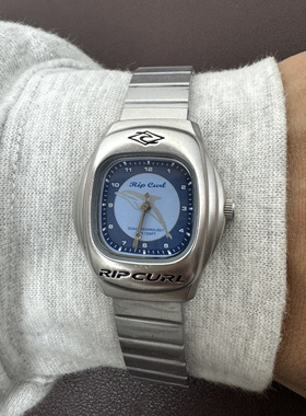 Awateoftime浪费时间中古石英手表小海豚小众复古休闲简约金属