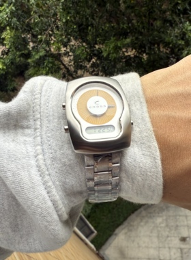 Awasteoftime浪费时间 小众设计中古手表vintage个性双显电子表