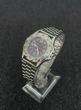 Awasteoftime浪费时间 个性中古手表复古时尚圆形表盘vintage腕表