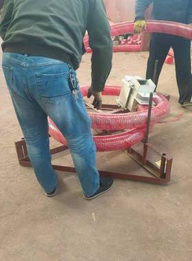 PBH食大功率家用中抽粮机双管软管绞龙大型米蛟龙玉粮吸麦机驱厂
