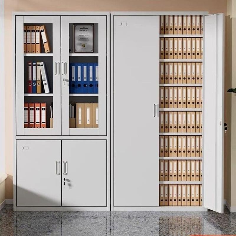 公文柜铁资皮柜档案柜料柜带办锁矮柜储件物柜财务LD-02抽屉凭证