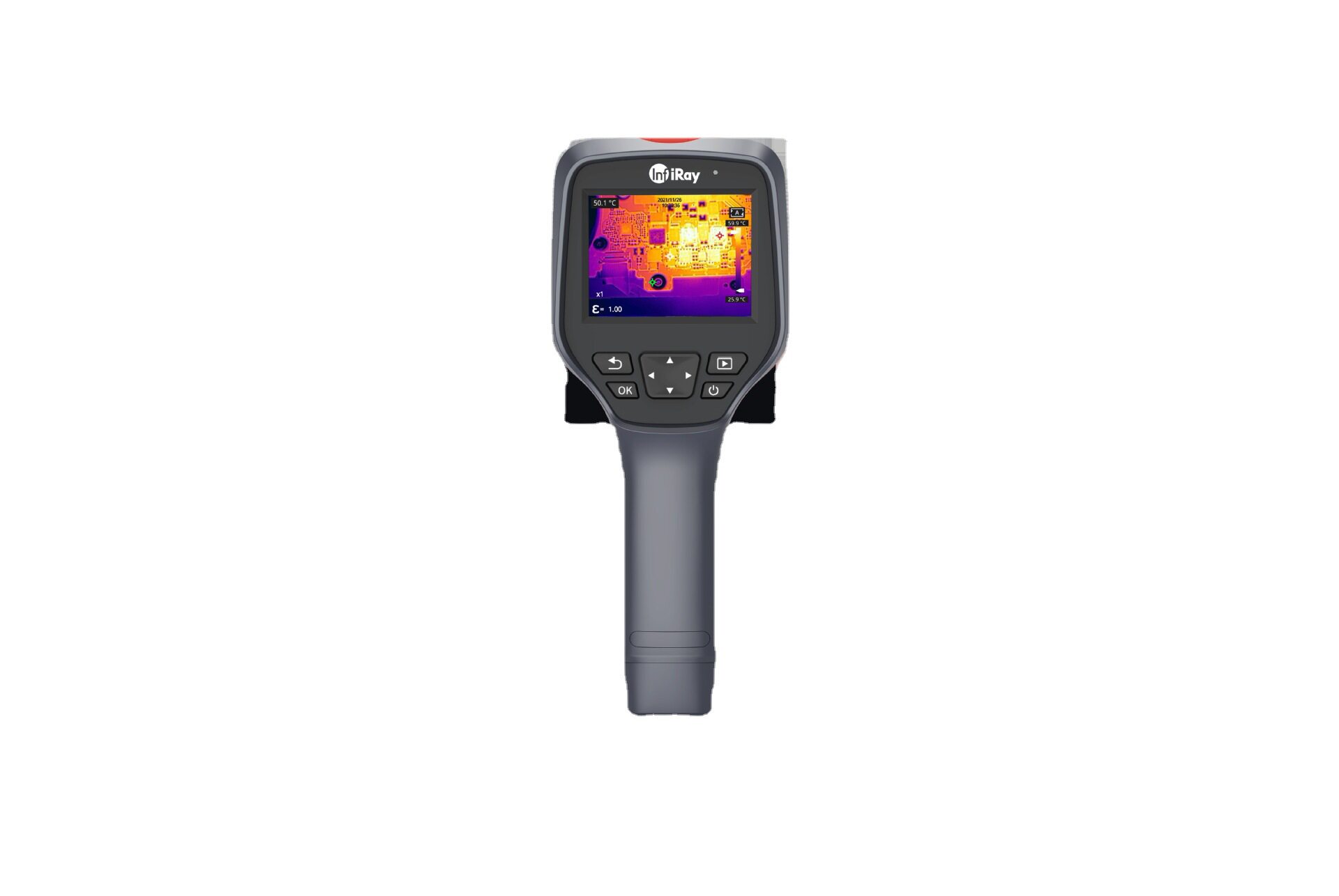 InfiRay手持红外热像仪天璇M200F，电路电力汽车工业测温热感