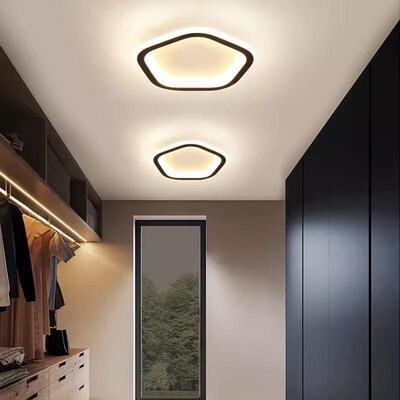 超薄L灯E吸顶D约灯现代简阳台过道走廊衣帽间入户YIO玄关小灯长条