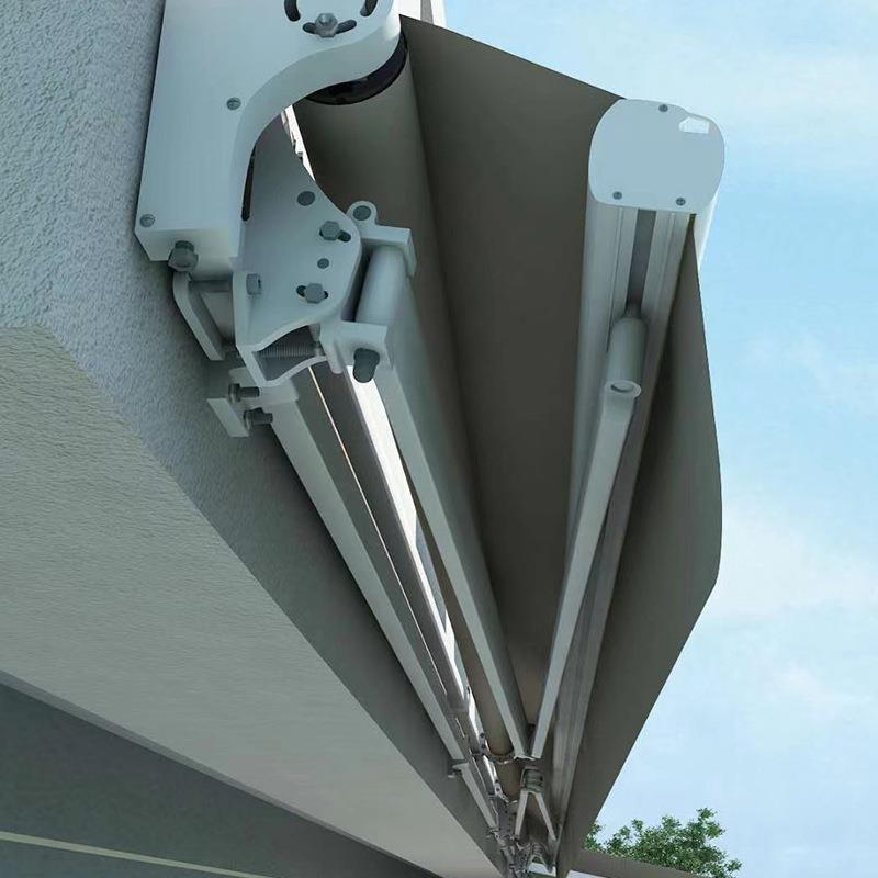 电OWZ棚伸缩遮动阳蓬露台大门口缩别墅庭院伸伸缩蓬豪华自动遮雨