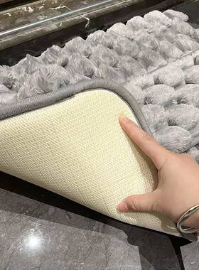 防滑冬柔KAC软季淋浴门口年205浴2澡室脚洗速干卫生间吸水地垫擦