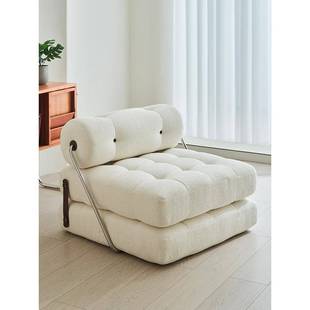 ?穆瑞家具塔沙发床两用塔吉沙发客厅沙吉发椅古梳中化懒沙发人单