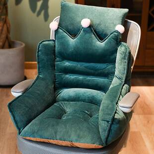 谋生加高坐垫办公室久736坐靠垫一体椅子椅垫电护腰靠座背屁脑椅